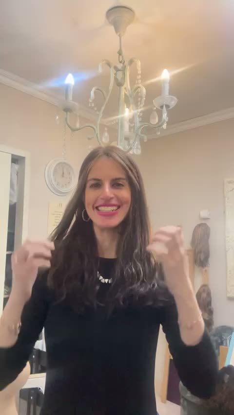 Rachel Hyman wig styling video 27 — sheitel work from Ramat Beit Shemesh salon